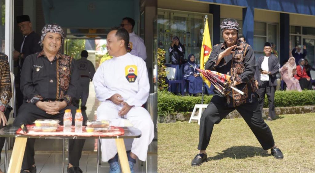 Hadiri UKT dan Sarasehan Perisai Diri di SMKN 3, Wakil Wali Kota Diky Candra Ajak Generasi Muda Ngamumule Pencak Silat