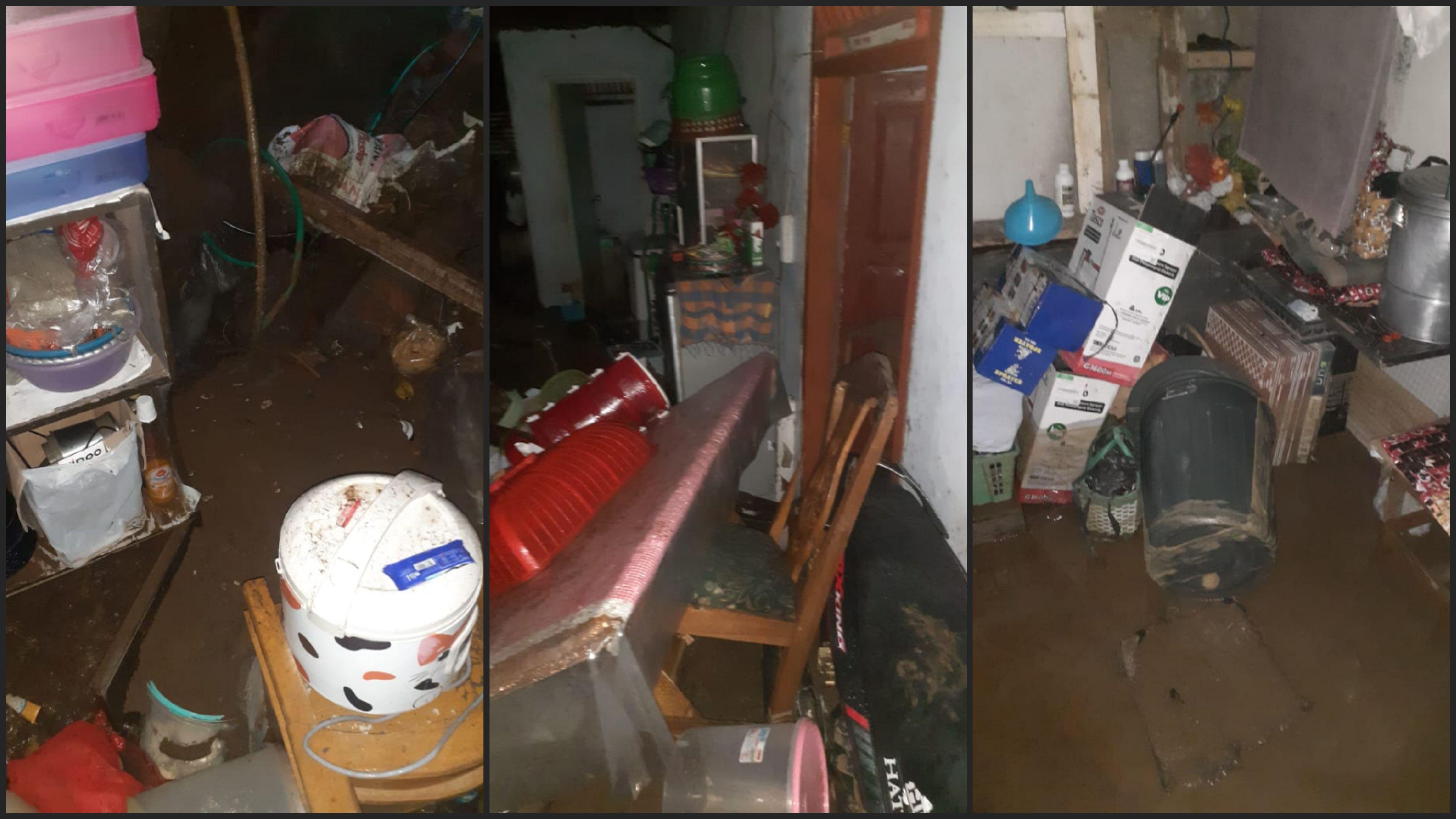 Hujan Deras Picu Longsor, Rumah Ketua RW di Tanjungsari Ciamis Jebol Dihantam Material Tebing