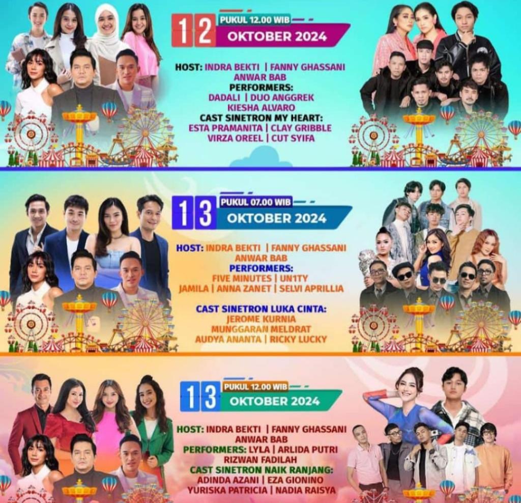 HUT ke-23 Kota Tasikmalaya Diramaikan Sejumlah Artis dan Pemain Sinetron