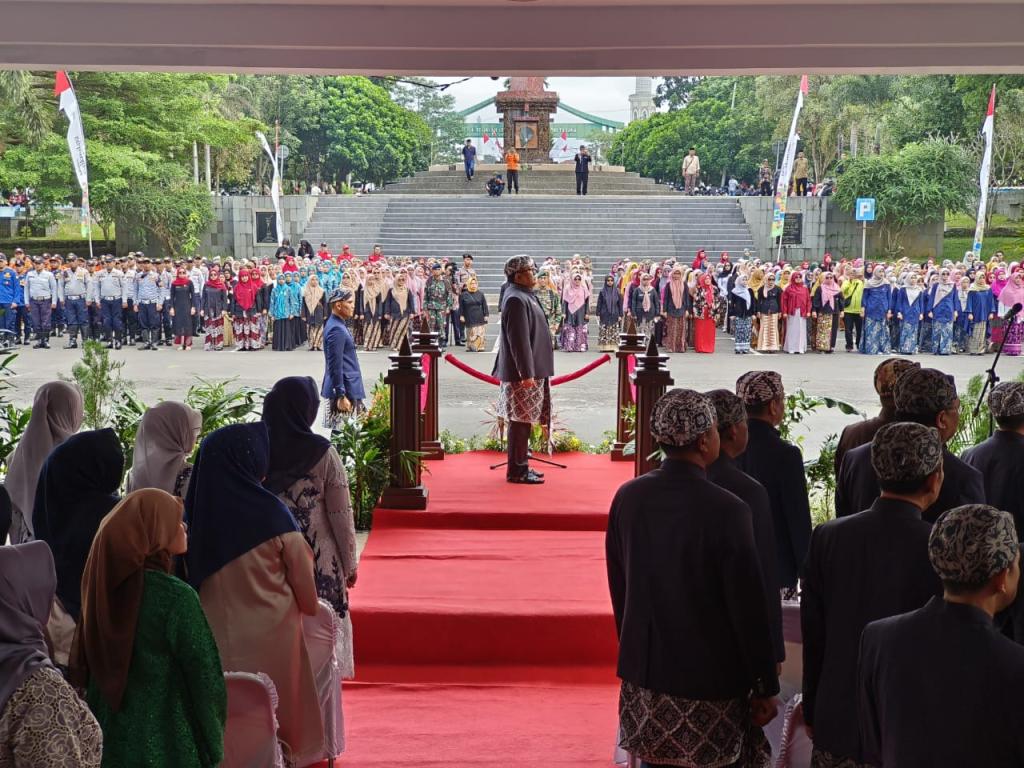 Bupati Ade Sugianto Minta Tak Lupakan Pendahulu saat Milangkala Kabupaten Tasikmalaya ke-392