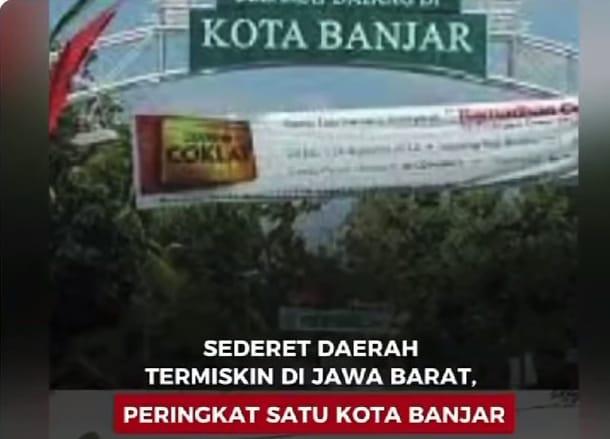 Viral! Kota Banjar Disebut Termiskin di Jawa Barat, BPS: Tidak Relevan