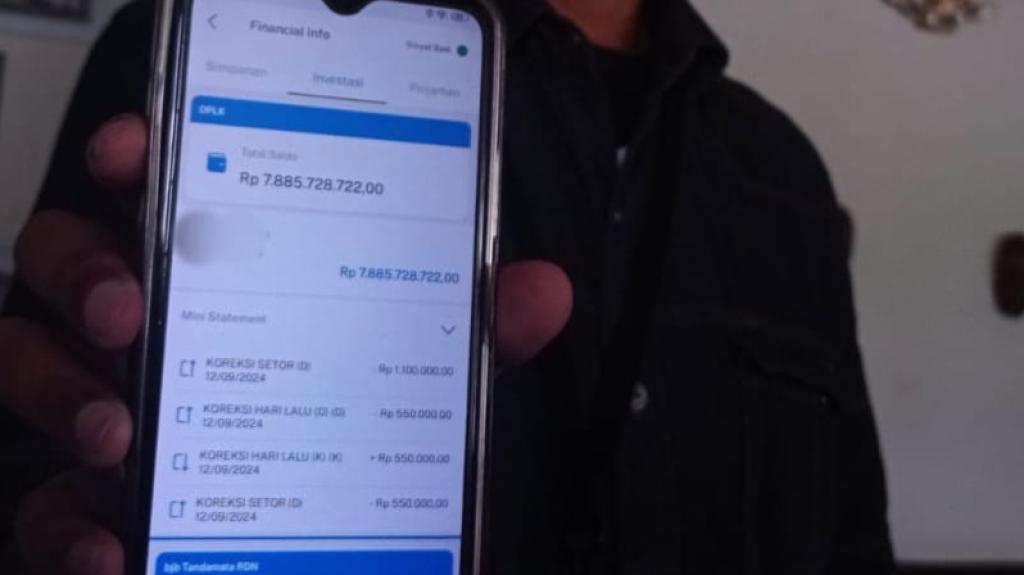 Waw! Saldo Rekening Pegawai Outsourching di Tasikmalaya Tiba-tiba Melonjak Jadi Rp 7,8 Miliar