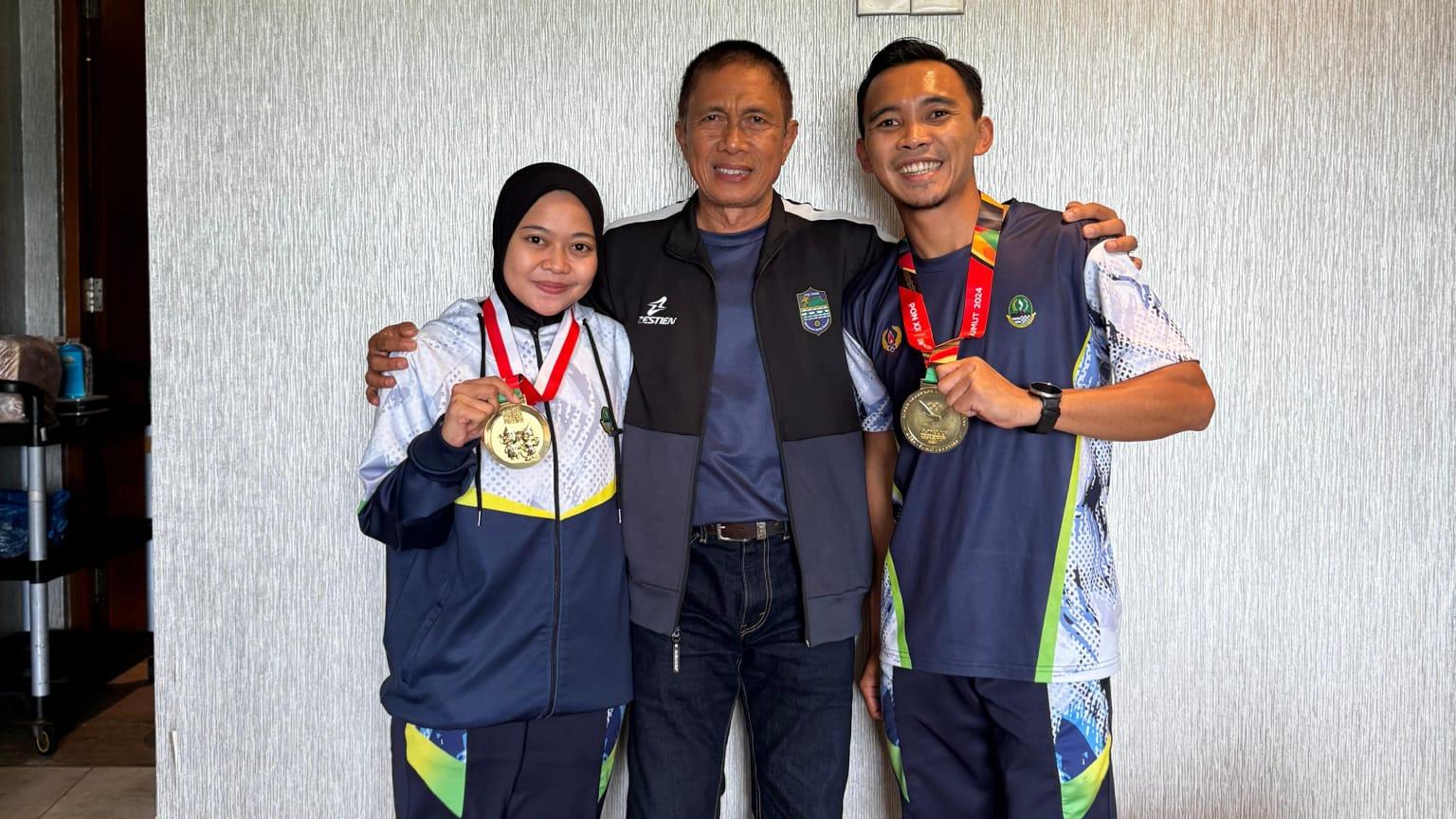 Pasutri Asal Ciamis, Sumbang Dua Medali Emas Hoki Indoor pada PON XXI Aceh-Sumut