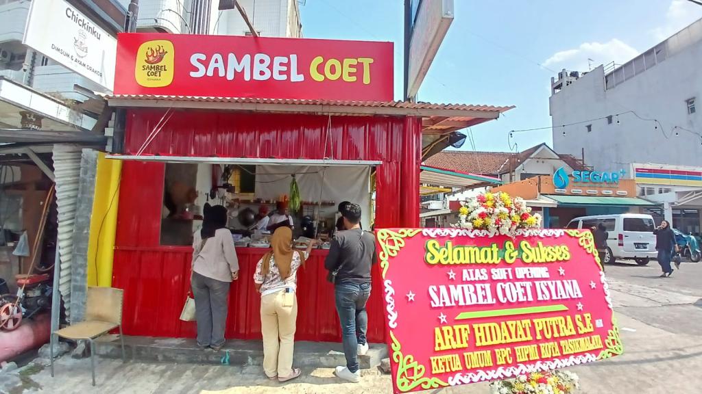 Sambel Coet Isyhana Pindah ke Jalan Yudanegara Tasikmalaya, Tawarkan Promo Buy 1 Get 1