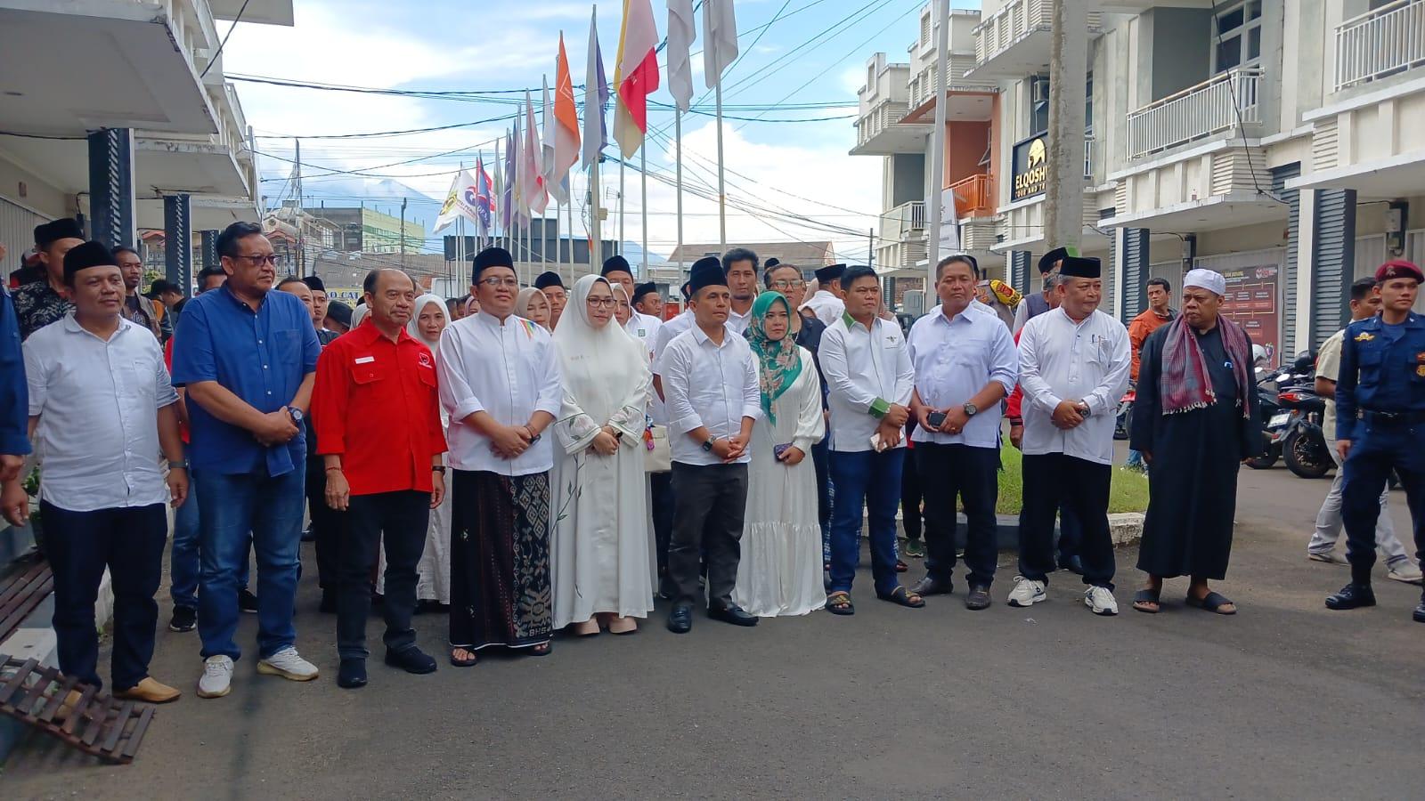 Ai Diantani Resmi Daftar ke KPU, Dampingi Iip Miftahul Paoz di PSU Pilkada Tasikmalaya