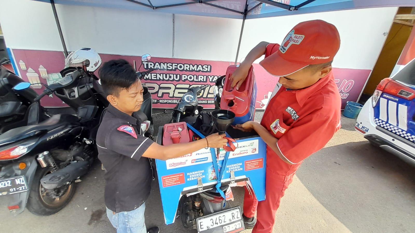 PT Pertamina Siapkan Motoris BBM dan Serambi Mini untuk Pemudik di Jalur Gentong Tasikmalaya