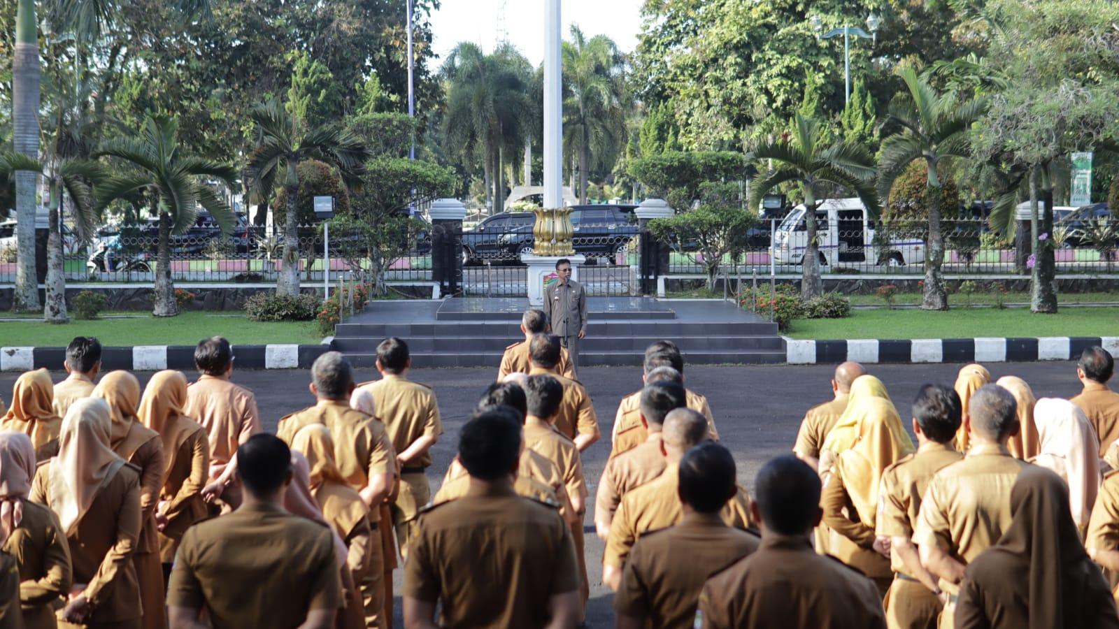 Apel Perdana Usai Libur Lebaran, Bupati Herdiat Ajak ASN Ciamis Tingkatkan Sinergi dan Fokus Tingkatkan PAD