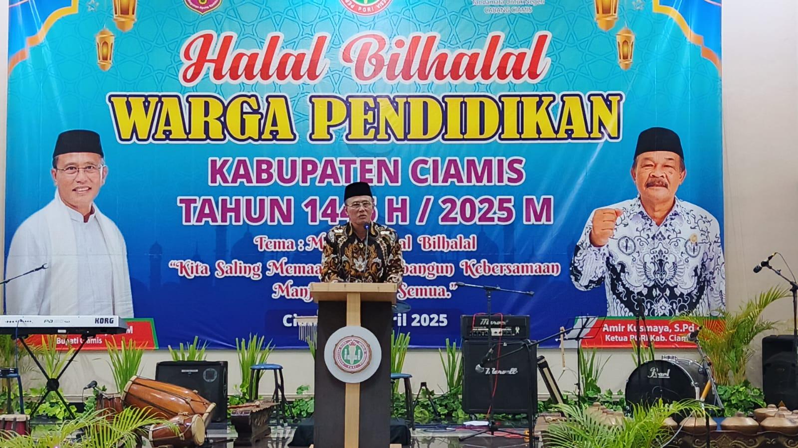 Halal Bihalal PGRI Ciamis: Guru sebagai Pilar Utama Menuju Indonesia Emas 2045