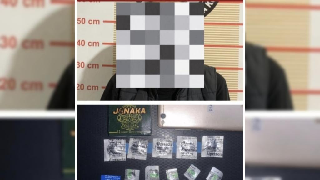 Satnarkoba Polres Tasikmalaya Kota Bekuk Pengedar Psikotropika di Kawasan Jalan Ahmad Yani