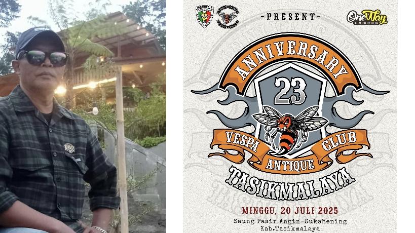 VAC Tasikmalaya Siap Gelar Pesta Hari Jadi ke-23 di Saung Pasir Angin, Pererat Silaturahmi dan Satukan Pecinta Skuter Klasik