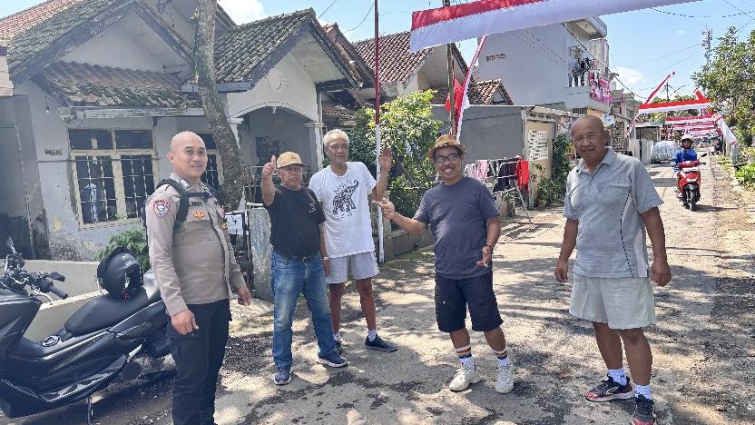 Bhabinkamtibmas Tugujaya Ajak Warga Semarakkan HUT RI ke-80, Wujudkan Semangat Kebersamaan