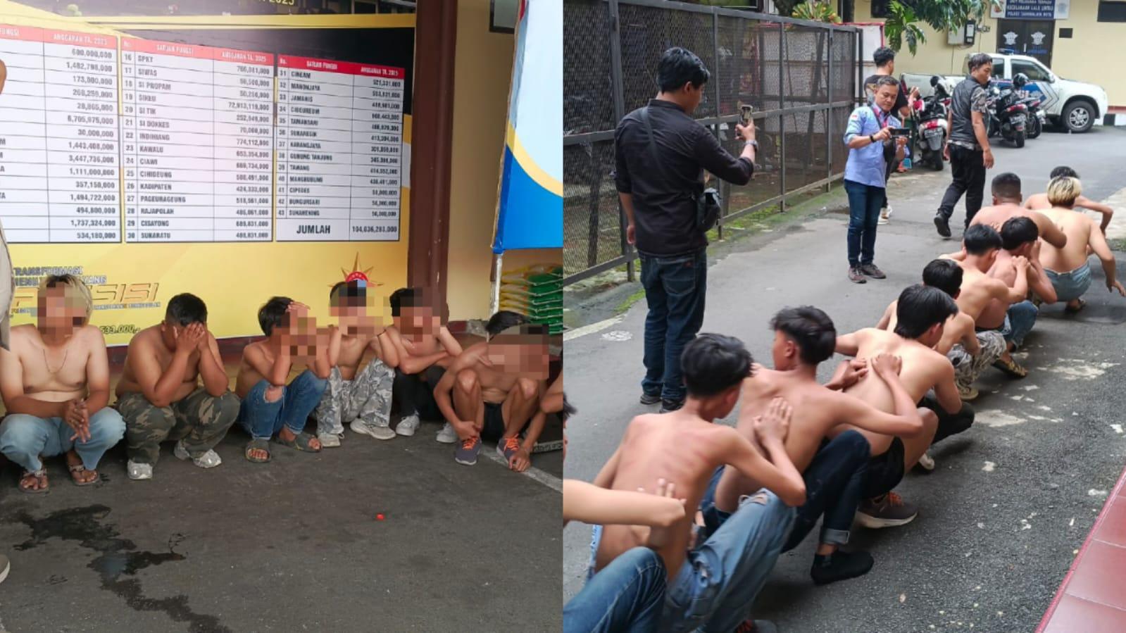 25 Penyusup Termasuk Pelajar Diamankan Polisi saat Aksi Damai Ojol di Tasikmalaya, Ada yang Bawa Miras