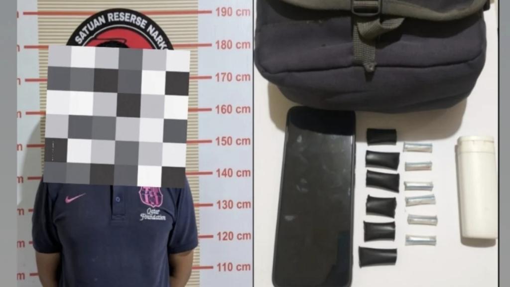 Satnarkoba Polres Tasikmalaya Kota Bekuk Pengedar Sabu di Jalan Siliwangi