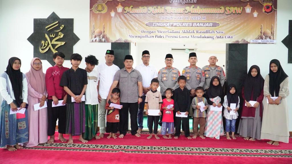 Polres Banjar Gelar Peringatan Maulid Nabi Muhammad SAW 1447 H