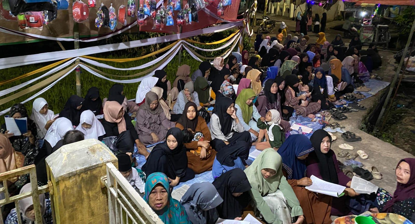 Peringatan Maulid Nabi di Kampung Pasanggrahan Sukaraja Membludak, Warga Tumpah Ke Jalan