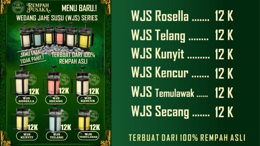 Rempah Pusaka Hadirkan Enam Varian Baru Wedang Jahe Susu, Nikmat Sehat dari 100% Rempah Asli