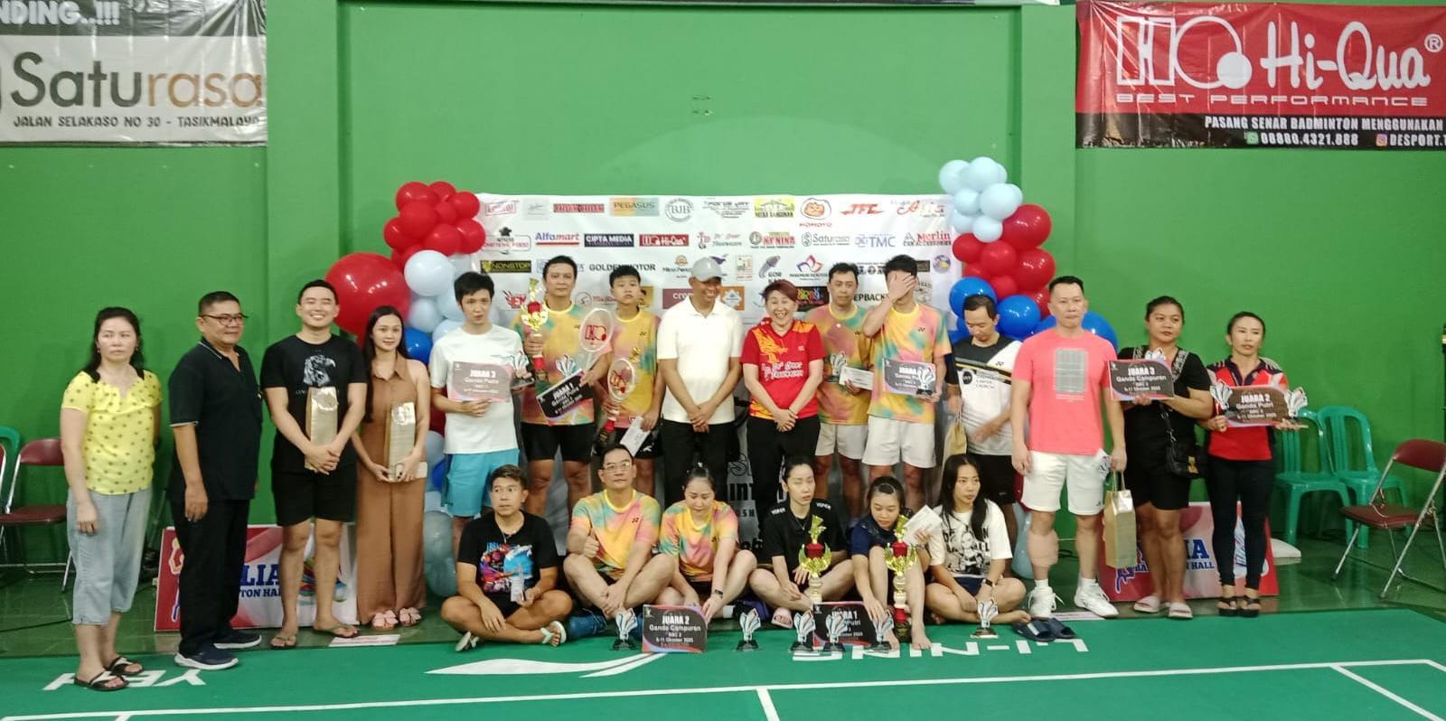 Blessing Badminton Championship 2025 Resmi Ditutup, Kadisporabudpar Dorong Jadi Agenda Tahunan