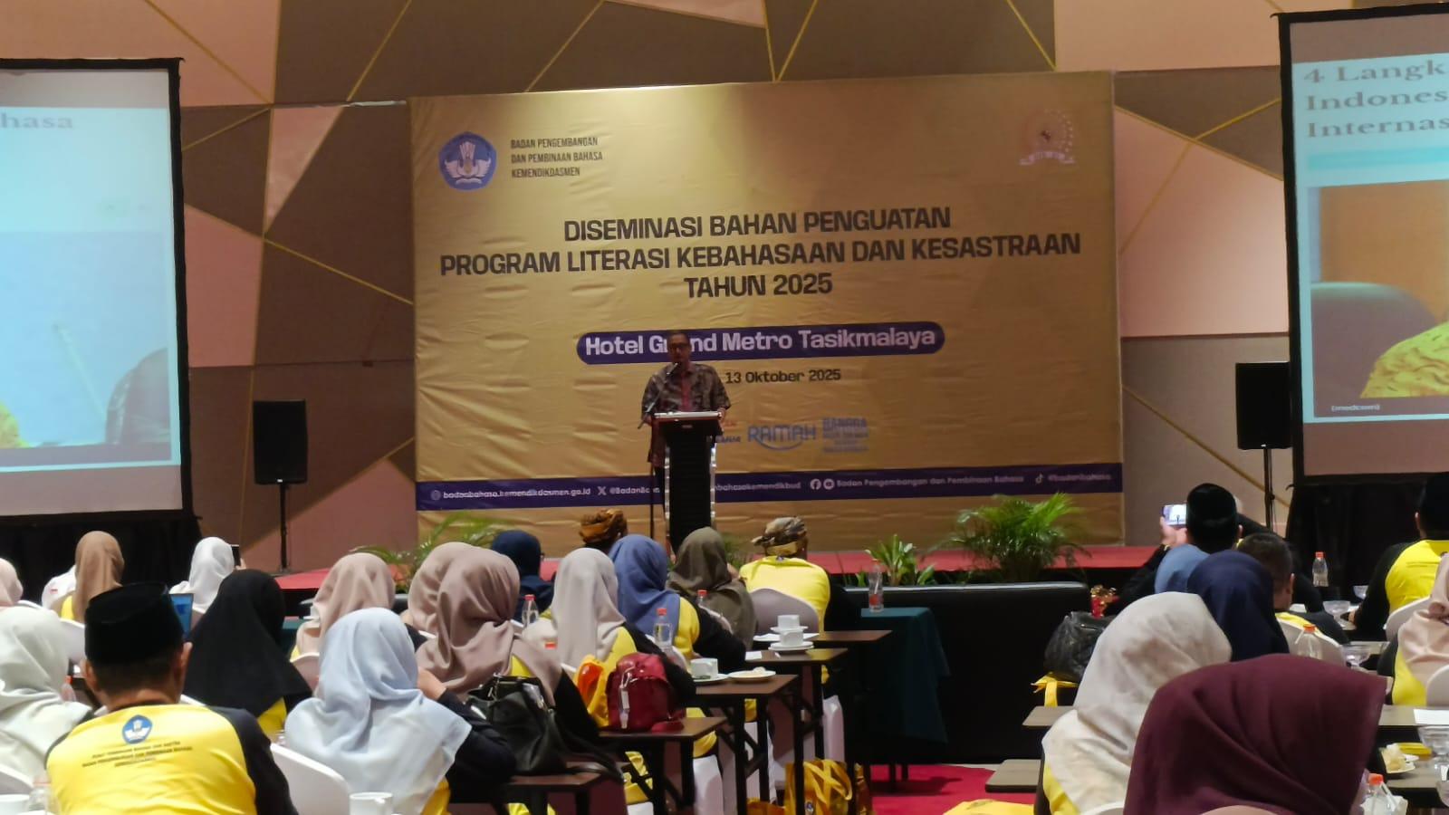 Badan Bahasa dan Komisi X DPR Dorong Penguatan Literasi Bahasa dan Sastra di Tasikmalaya