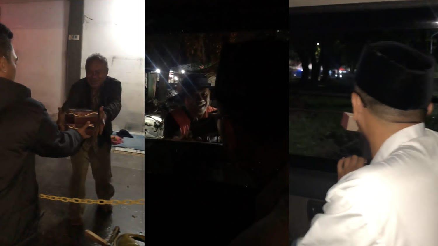 Pegawai Diskominfo Berbagi Makanan di Malam Hari, Wujud Kepedulian di Momen HUT ke-24 Kota Kota Tasikmalaya