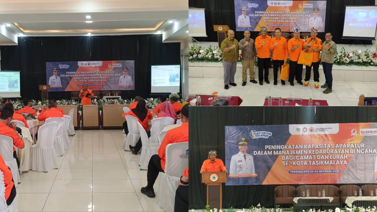 Tingkatkan Kesiapsiagaan, BPBD Kota Tasikmalaya Gelar Pelatihan Penanganan Bencana untuk Camat dan Lurah