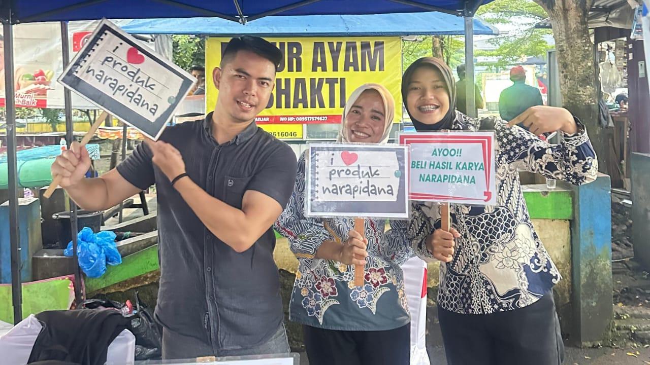 Lapas Banjar Tampilkan Produk Warga Binaan di Pameran UMKM Kunjungan Gubernur Jabar