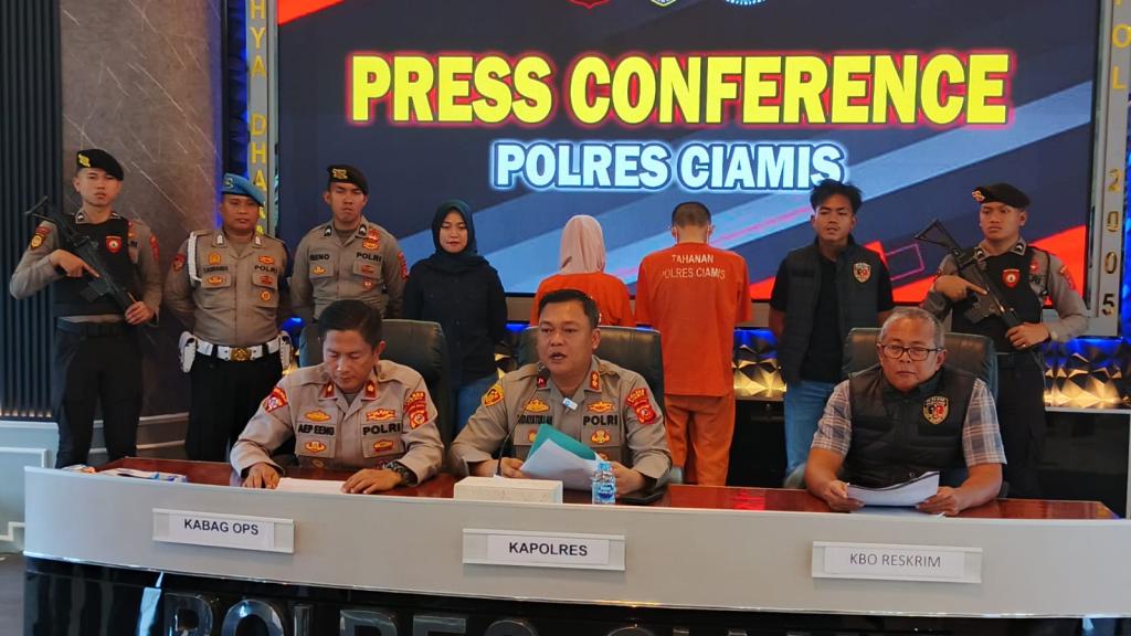 Polres Ciamis Tangkap Sepasang Kekasih Pelaku Pembuangan Bayi di Depan Musala Panawangan