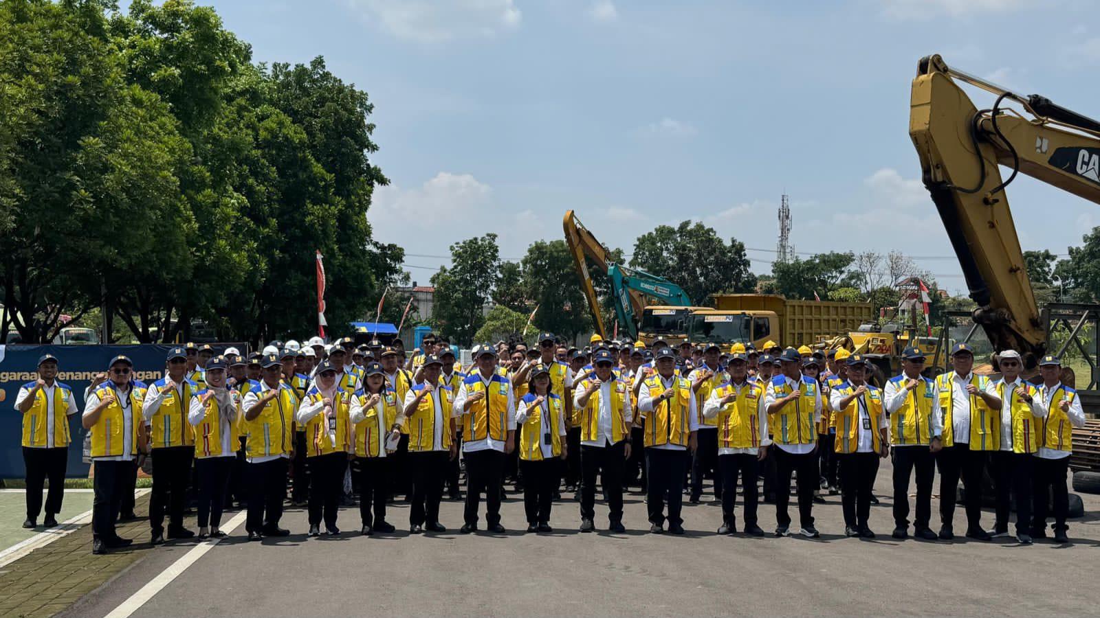 PUPR Gelar Apel Kesiapsiagaan Bencana Hadapi Musim Hujan 2025/2026