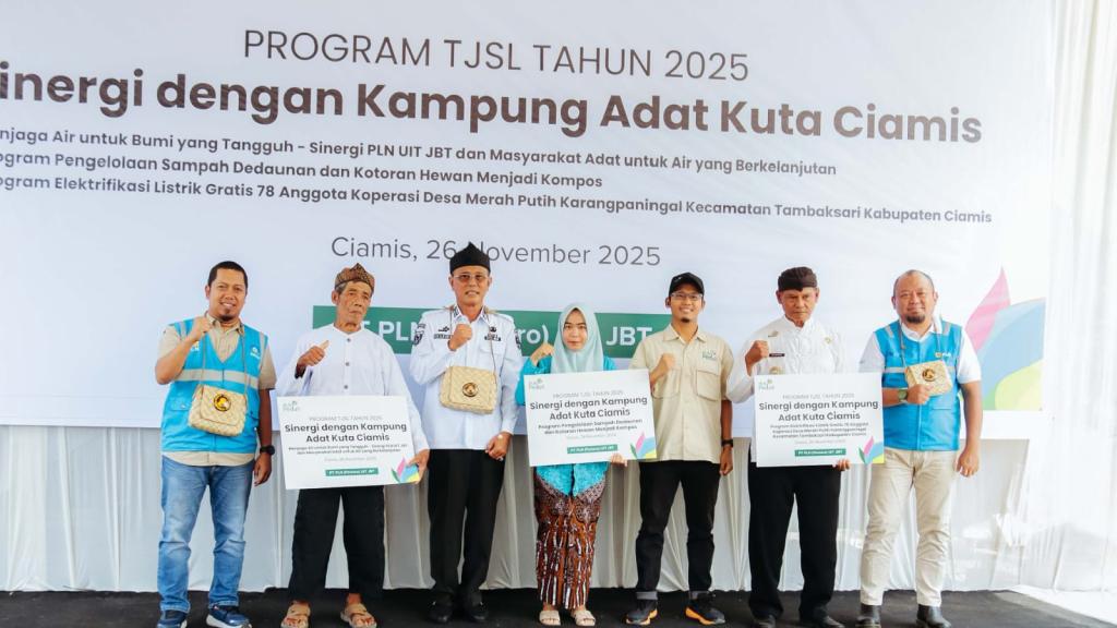 PLN Perkuat Kampung Adat Kuta Lewat Program TJSL, Pemkab Ciamis Siapkan Penguatan Infrastruktur