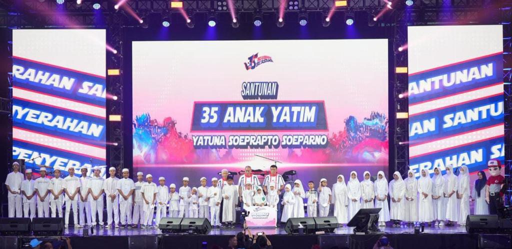 JNE Rayakan HUT ke-35 dengan Semangat Kebersamaan, Catat Rekor MURI dan Beri Banyak Apresiasi