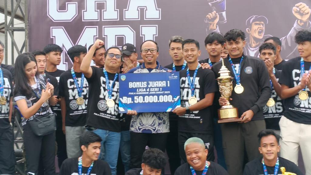 Pemkot Tasikmalaya Berikan Bonus untuk Persikotas Usai Juarai Liga 4 Seri 1 Jawa Barat 2025