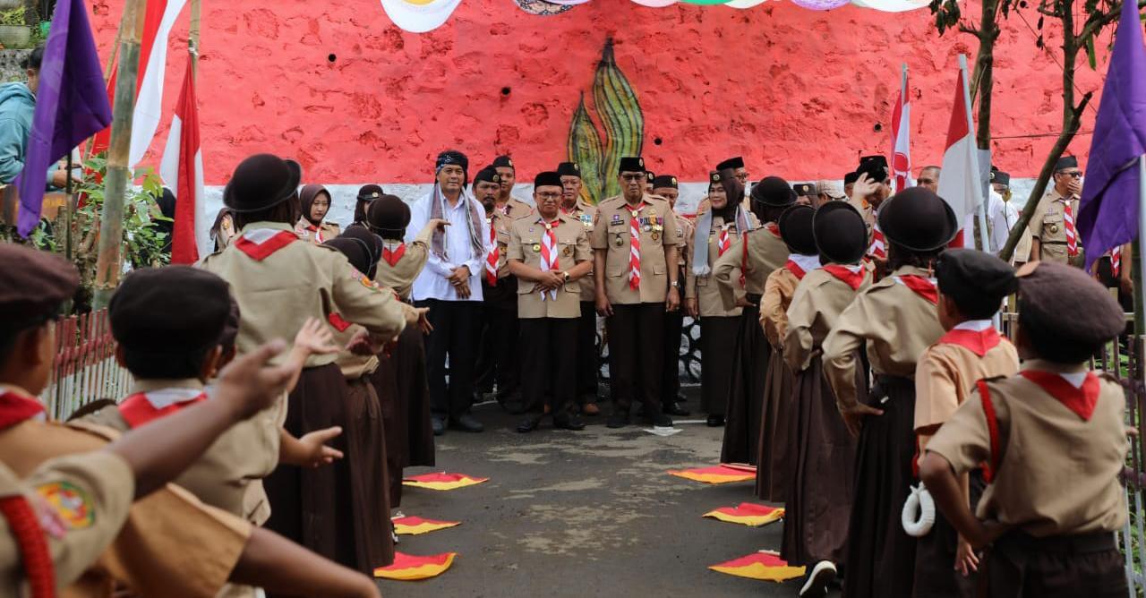 Wakil Wali Kota Diky Candra Resmikan Kampung Pramuka Pertama di Kota Tasikmalaya