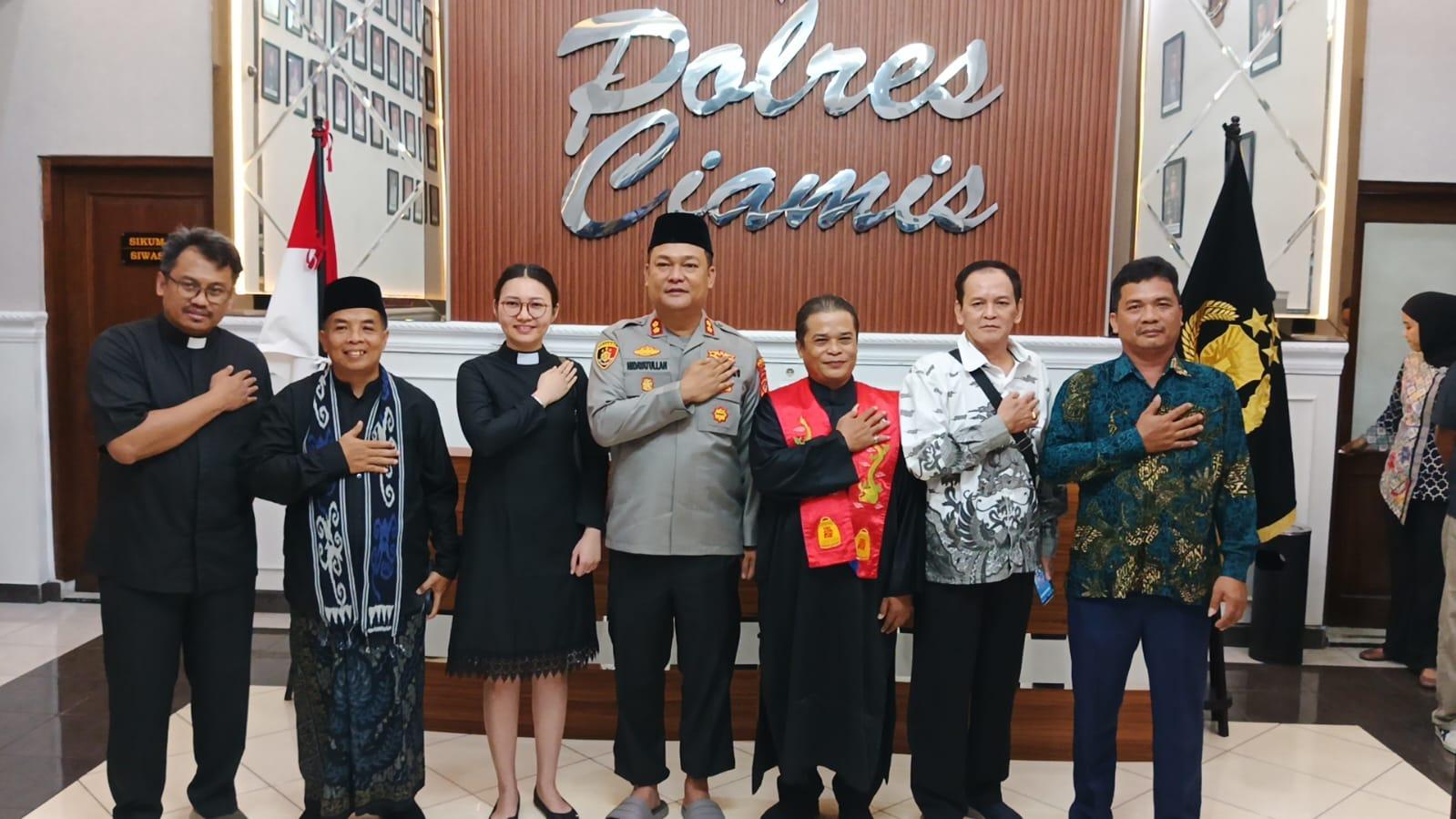 Solidaritas Lintas Agama, Polres Ciamis Gelar Doa Bersama untuk Korban Bencana di Aceh, Sumut dan Sumbar