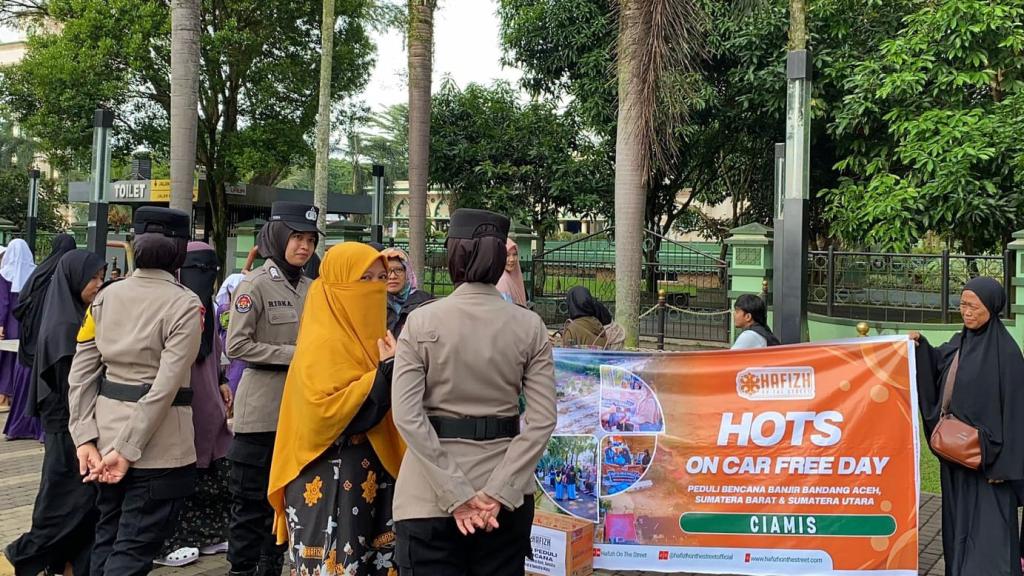 Hadir Secara Humanis, Polres Ciamis Perkuat Keamanan Pusat Keramaian Lewat Patroli Mojang Lodaya