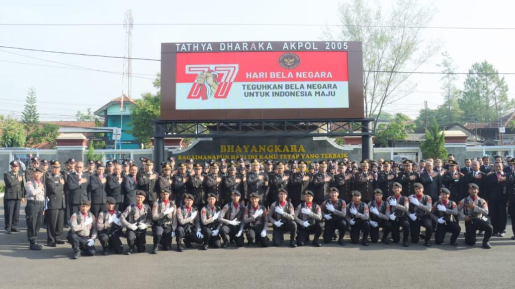 Peringati Hari Bela Negara ke-77, Kapolres Teguhkan Semangat untuk Indonesia Maju