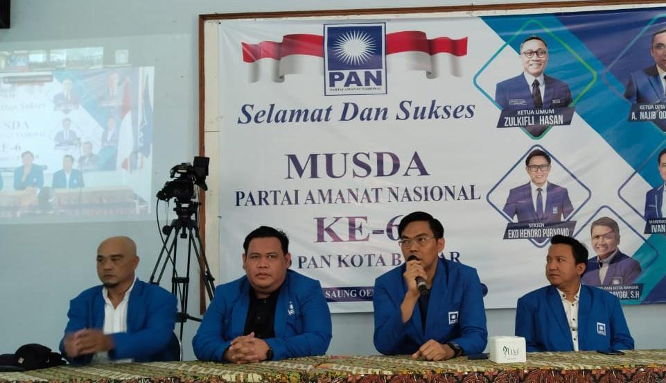 Duet Pengusaha-Akademisi Pimpin DPD PAN Kota Banjar 2025–2030