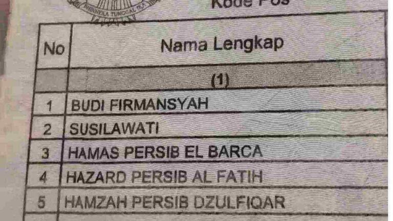 Bobotoh Sejati di Banjar Beri Nama Persib untuk Tiga Anak Laki-Lakinya