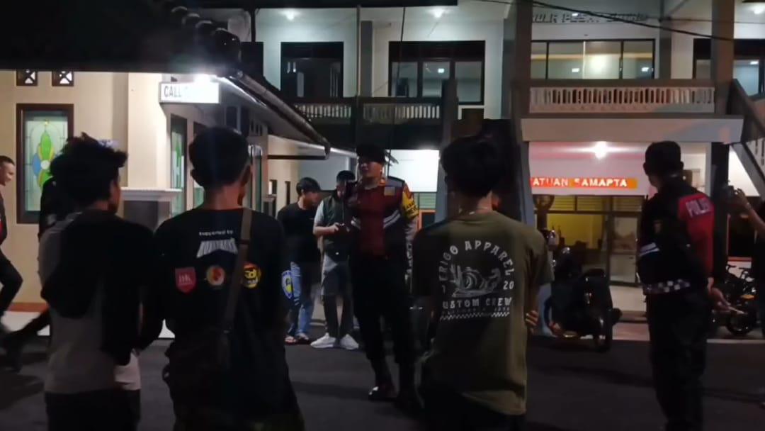 Jelang Tahun Baru, Polres Ciamis Amankan Pemuda dan Miras Saat Patroli KRYD
