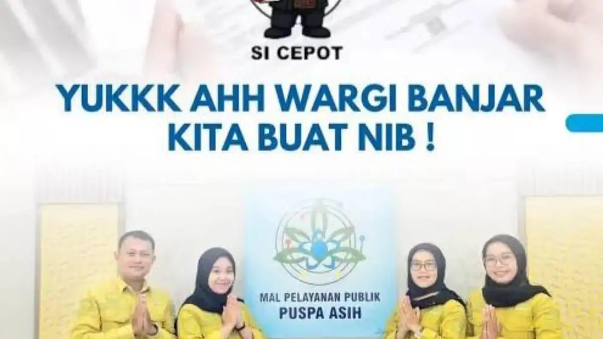 Layanan Jemput Bola DPMPTSP Banjar, Moling Si Cepot Catat Capaian Fantastis