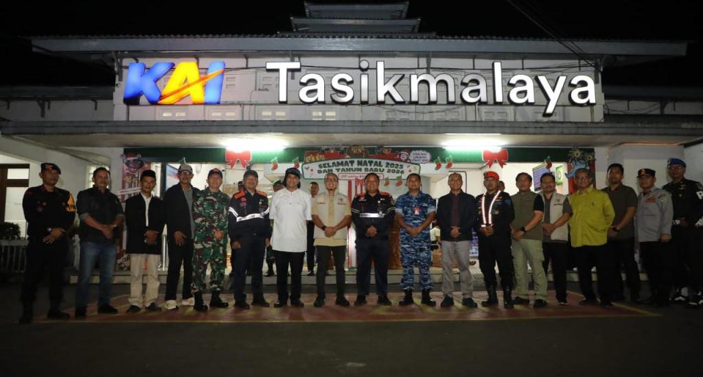 Pimpin Monitoring Malam Tahun Baru 2026, Viman-Diky Pastikan Kota Tasikmalaya Kondusif