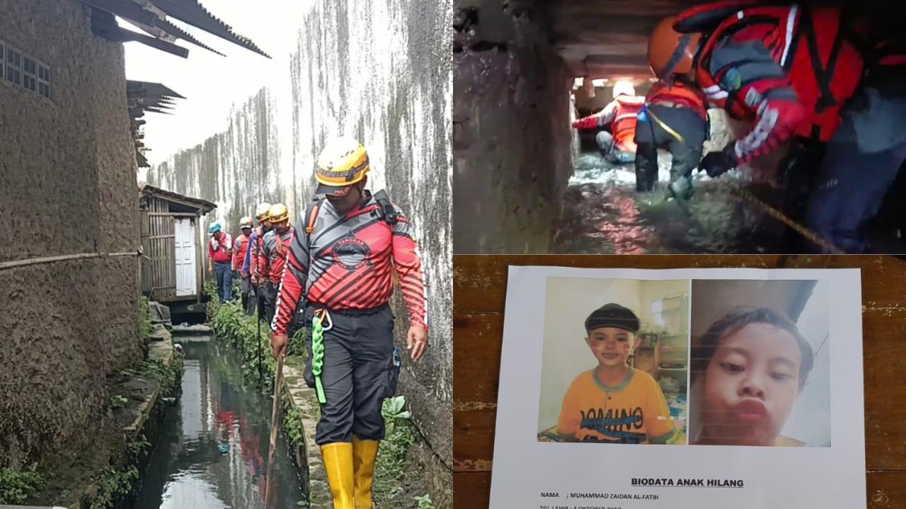 Pencarian Zaidan Dibagi 3 Tim, Petugas Susuri Selokan dan Gorong-gorong hingga Perbatasan Tasikmalaya–Ciamis