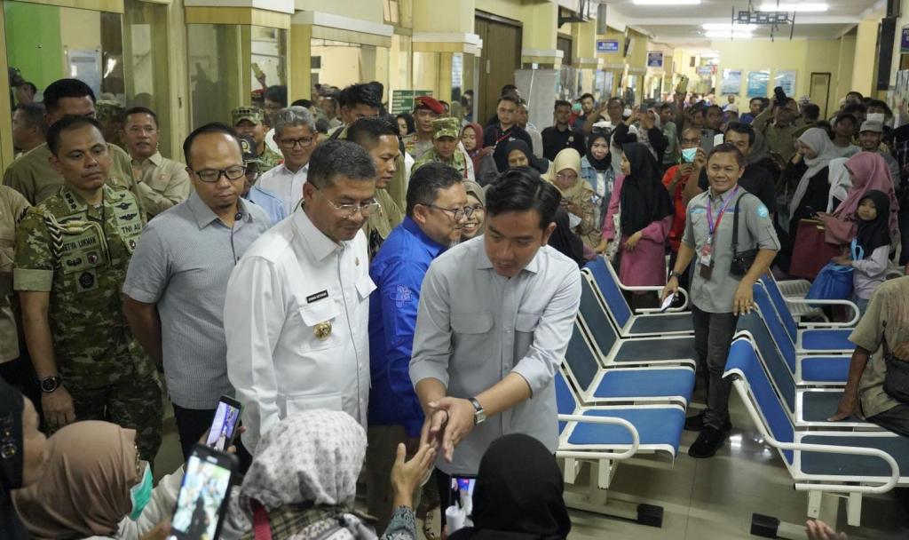 Wapres Gibran Tinjau Pelayanan Kesehatan di RSUD dr. Soekardjo Tasikmalaya