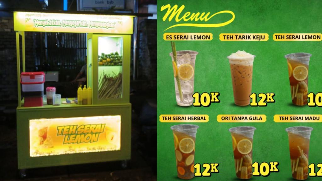 Segar dan Menyehatkan! Teh Serai Lemon Kini Hadir di Jalan Siliwangi Tasikmalaya
