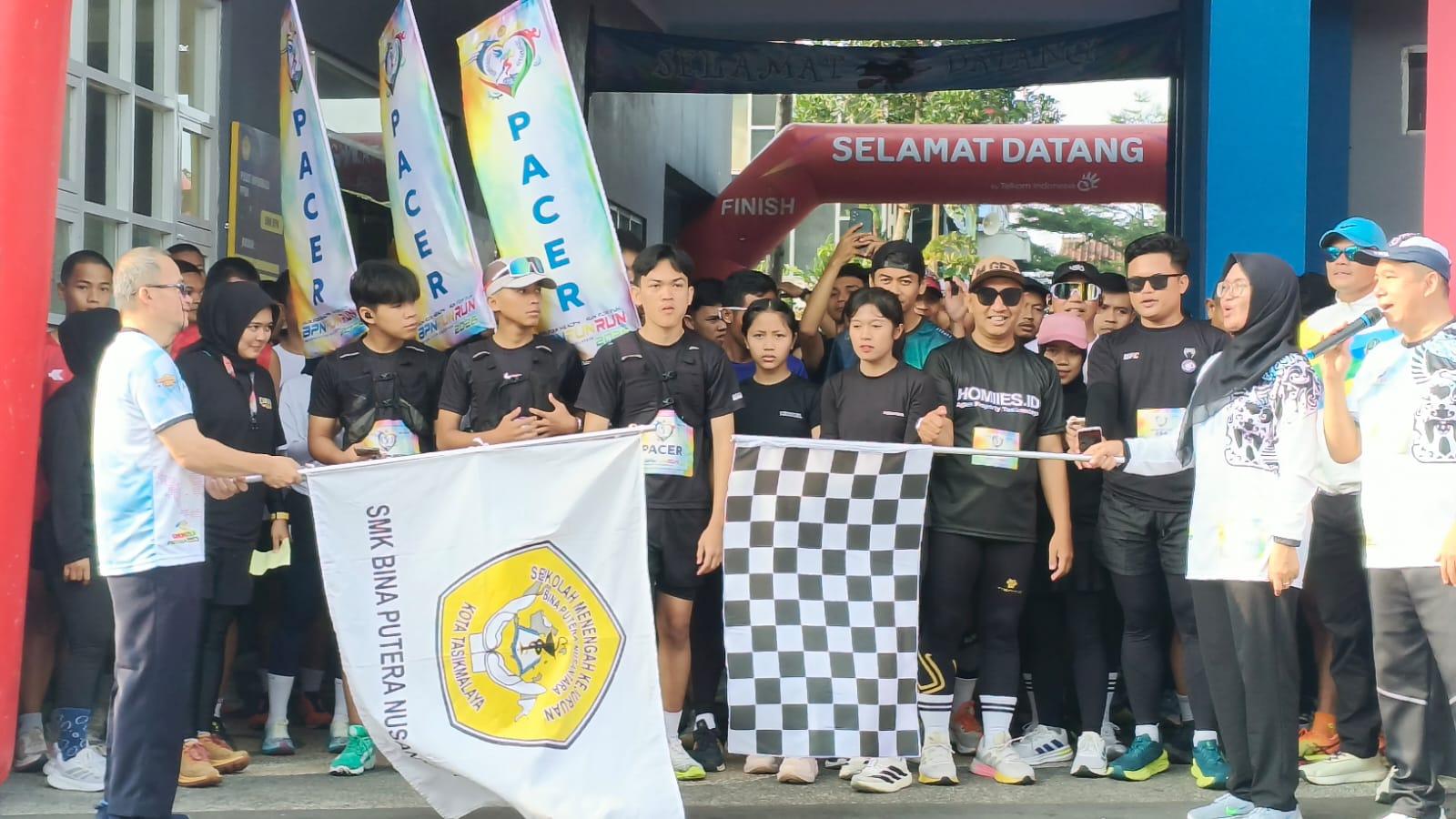 Ribuan Peserta Meriahkan BPN Fun Run Bertajuk Bipatra Fest XXI di Kota Tasikmalaya