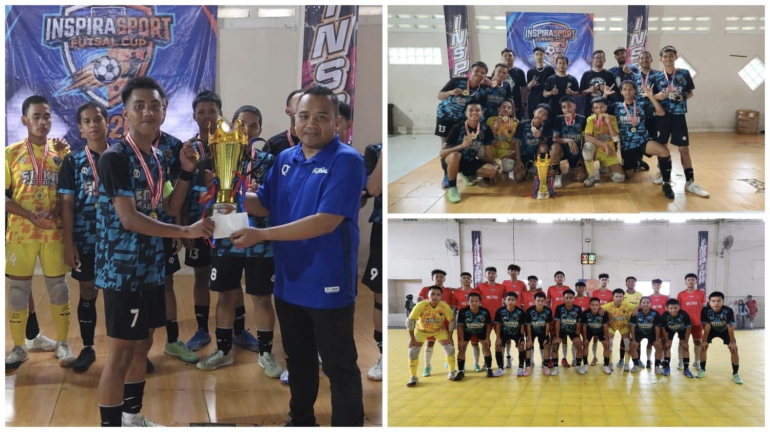 Inspirasport Sukses Gelar Futsal Cup 2026, SMK Kadipaten Juara