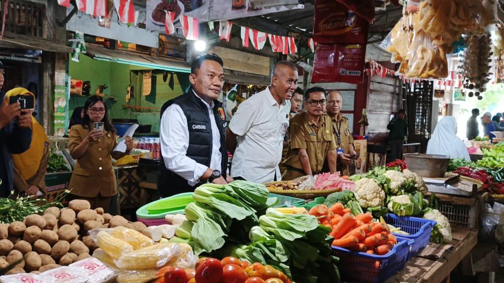 Harga Cabai Rawit Tembus Rp100 Ribu, Satgas Pangan Ciamis Sidak Pasar Manis Pastikan Stok Aman