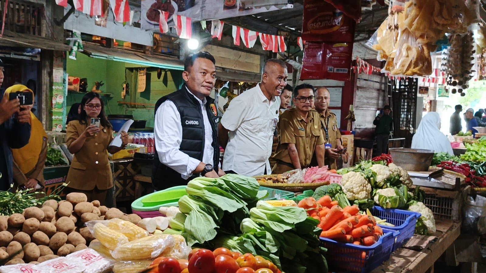 Harga Cabai Rawit Tembus Rp100 Ribu, Satgas Pangan Ciamis Sidak Pasar Manis Pastikan Stok Aman