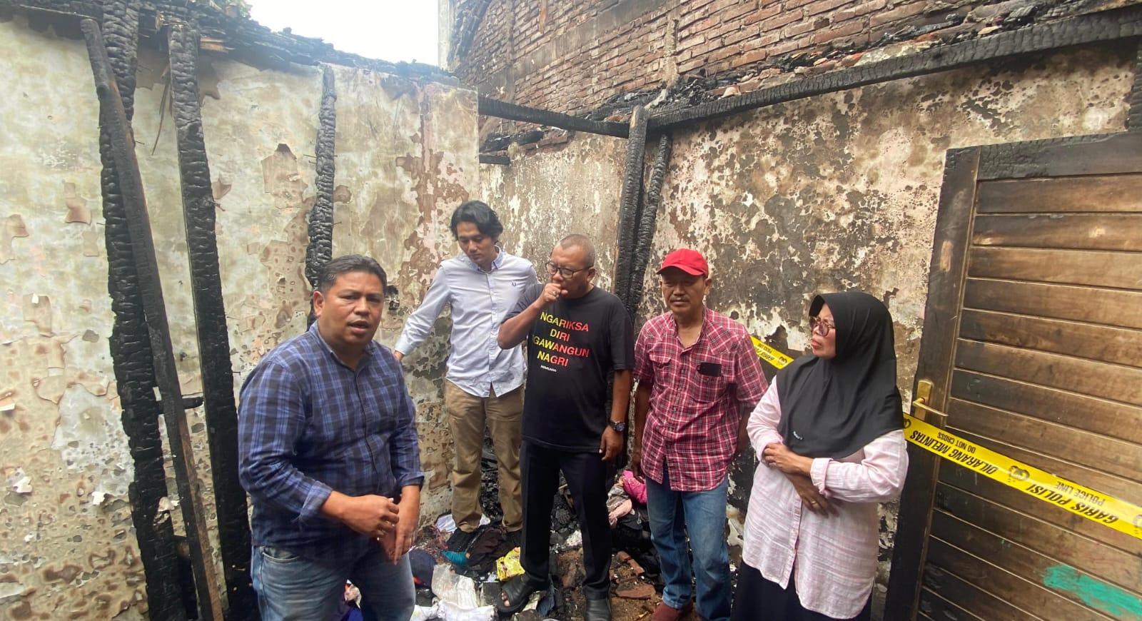 Sambangi Korban Kebakaran di Tawang, Kepler Sianturi Galang Gotong Royong dan Dorong Bantuan Pokir