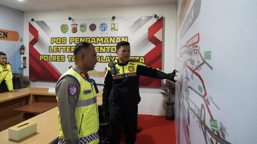 Kapolres Tasikmalaya Kota Cek Kesiapan Pos Pengamanan Operasi Ketupat Lodaya 2026 di Jalur Arteri Selatan