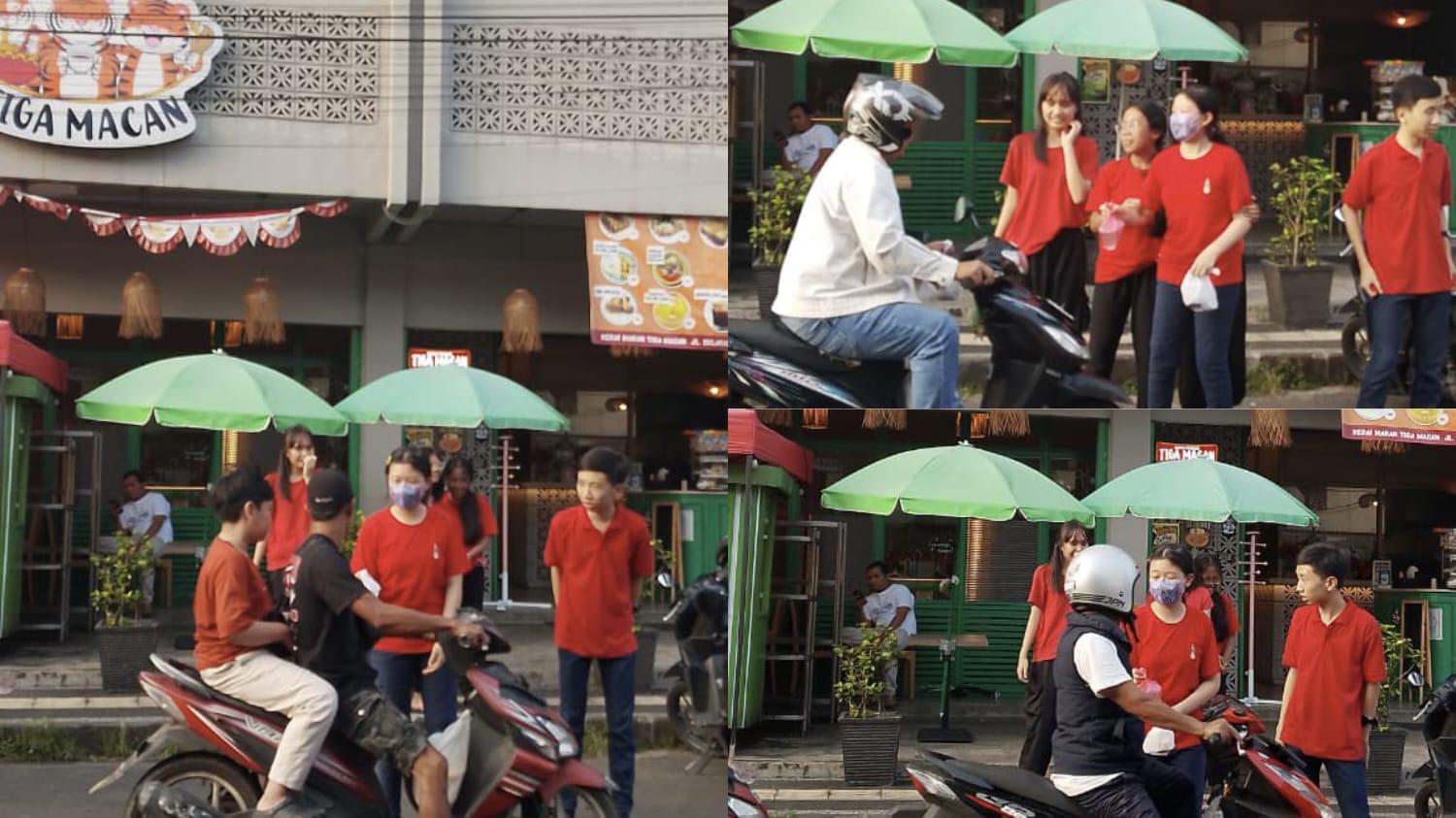 Wujud Nyata Toleransi: Pelajar SMP Bina Bakti Tasikmalaya Bagikan Takjil untuk Pengendara di Jalan Selakaso