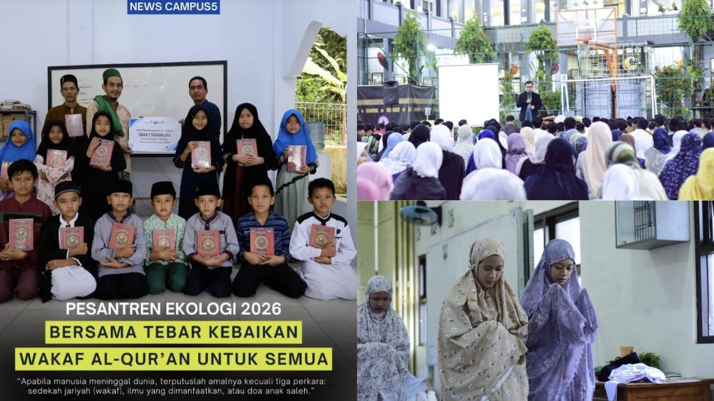 Tutup Pesantren Ekologi, Siswa SMAN 5 Tasikmalaya Wakafkan 350 Al-Qur'an dan Gelar Aksi Hemat Energi